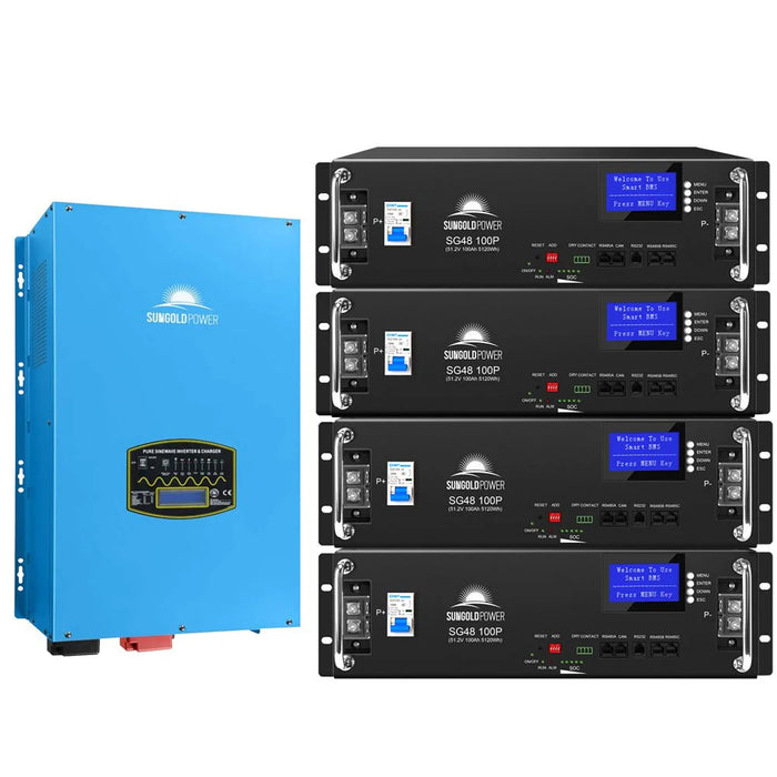 Sungold Power- 15000W 48V Split Phase Inverter Charger | Home Backup Power - King of Generators