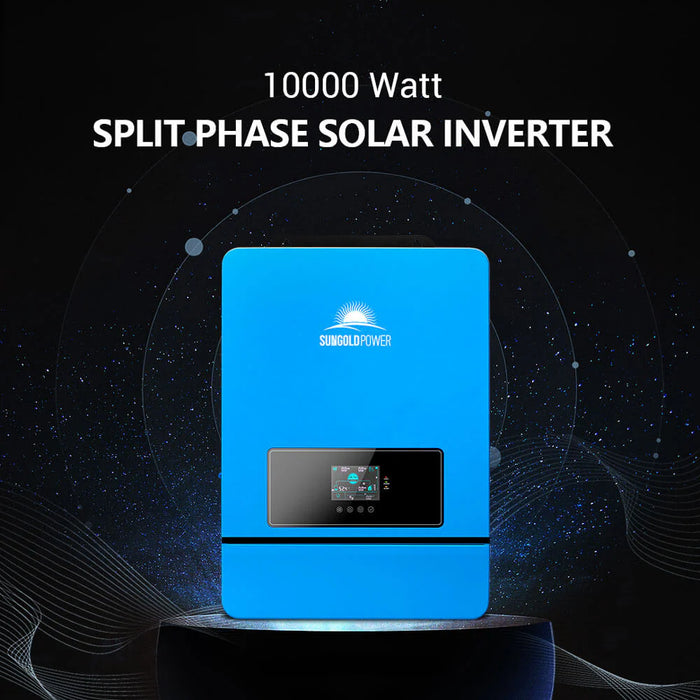 Sungold Power 10kW Off-Grid Solar Kit (120/240V) – 12×550W Panels + Battery Options (Standard, Heated, 200Ah, Outdoor) - King of Generators