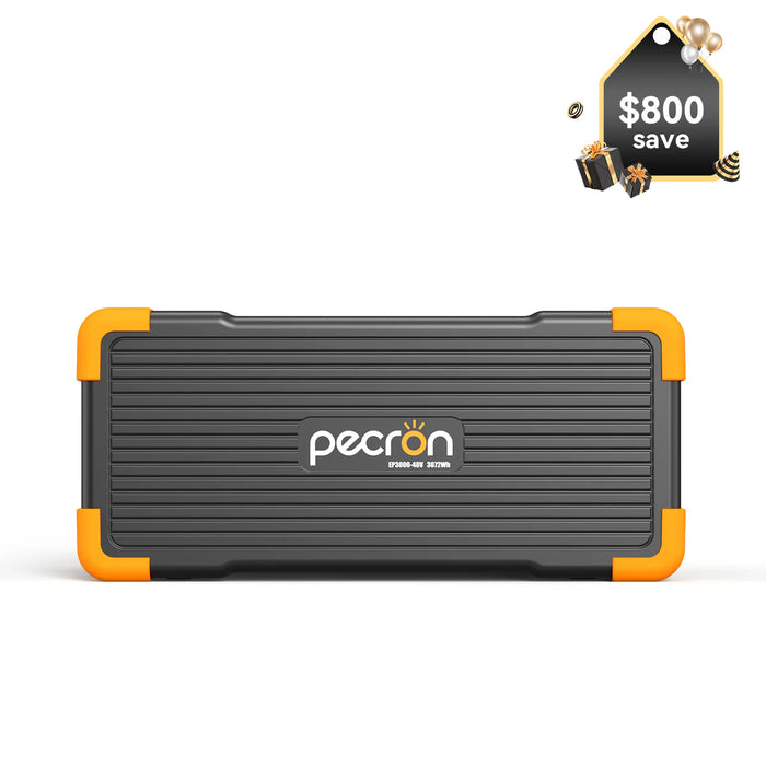 Pecron - EP3000-48V Expansion Battery 3072Wh for E1500LFP/ E3600LFP/ E1000LFP/ E2400LFP/ F3000LFP - King of Generators
