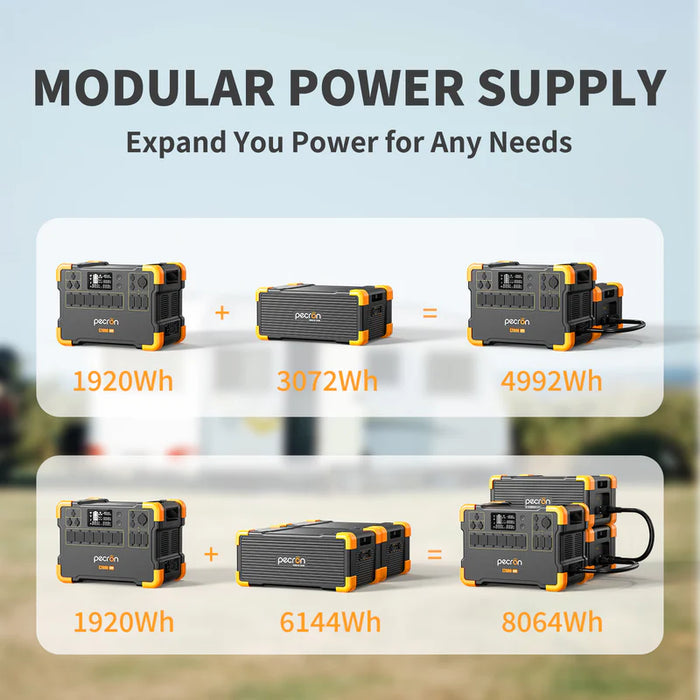 Pecron - Expansion Battery 3072Wh for E2000LFP - King of Generators