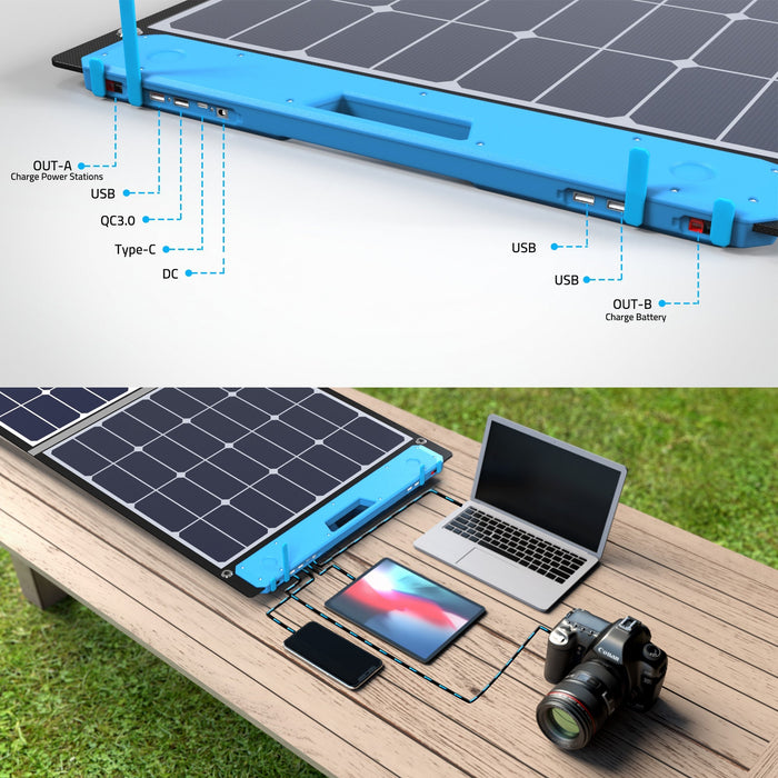 OMNI 100W & 200W All-in-one Solar Charging Station