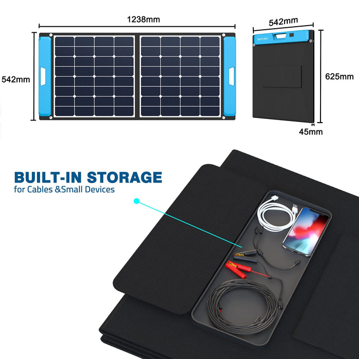 OMNI 100W & 200W All-in-one Solar Charging Station