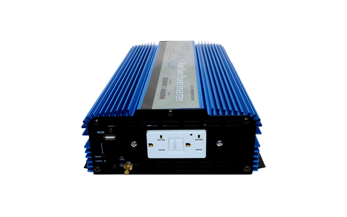 BigBattery - Aims 2000 Watt Pure Sine Wave Inverter ETL Listed to UL 458 - King of Generators