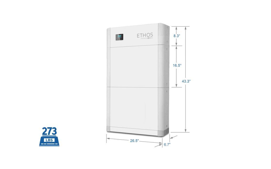 BigBattery - 48V ETHOS 10.2KWH (2 Module), Stackable Power Storage - King of Generators