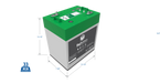 48V EAGLE 2 – LiFePO4 – 32Ah – 1.63kWh – Golf & Utility Carts - King of Generators