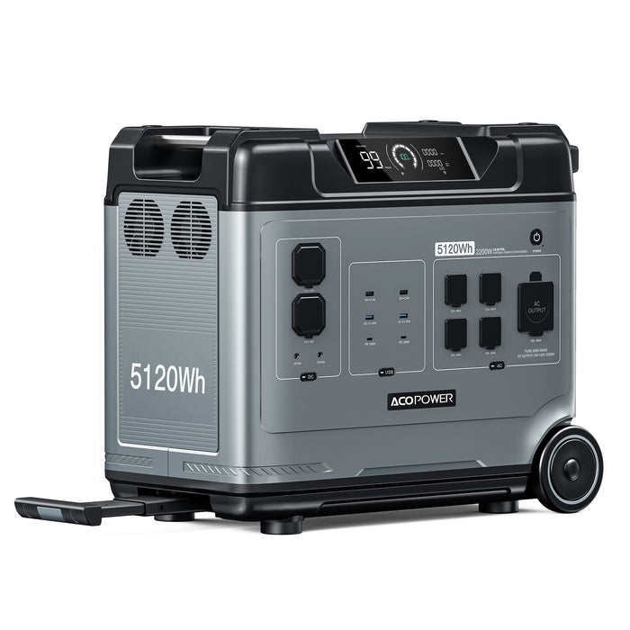 ACOPOWER P5000 Portable Power Station 5120Wh/2200W