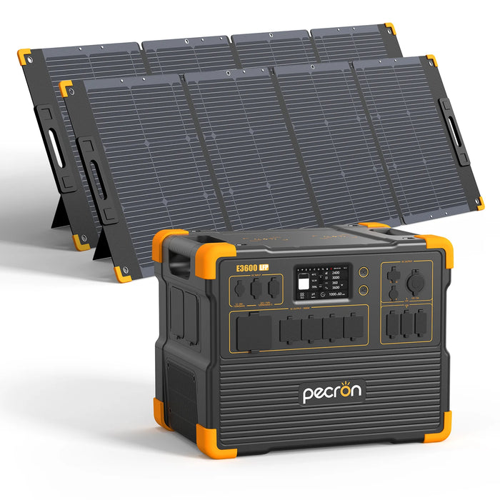 Pecron - E3600LFP Portable Power Station 3600W 3072Wh - King of Generators