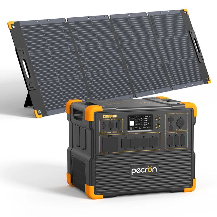Pecron - E3600LFP Portable Power Station 3600W 3072Wh - King of Generators
