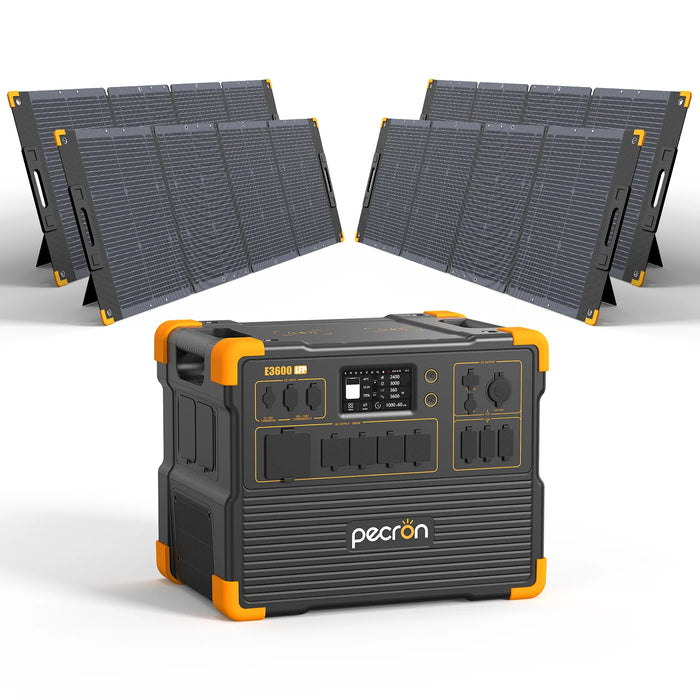 Pecron - E3600LFP Portable Power Station 3600W 3072Wh - King of Generators