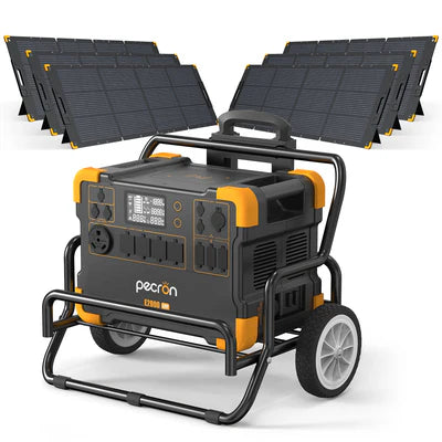 Pecron - E2000LFP Expandable Portable Power Station 2000W 1920Wh - King of Generators