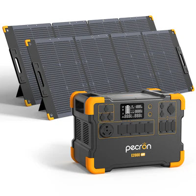 Pecron - E2000LFP Expandable Portable Power Station 2000W 1920Wh - King of Generators