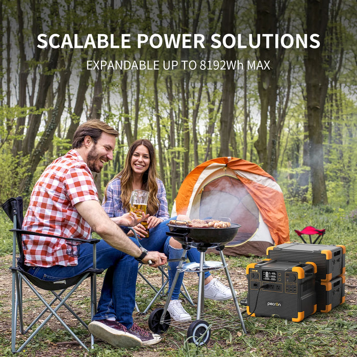 Pecron - Portable Power Station 2400W 2048Wh - King of Generators