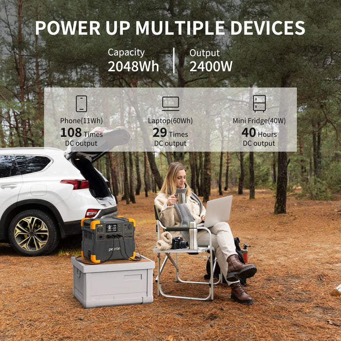 Pecron - Portable Power Station 2400W 2048Wh - King of Generators