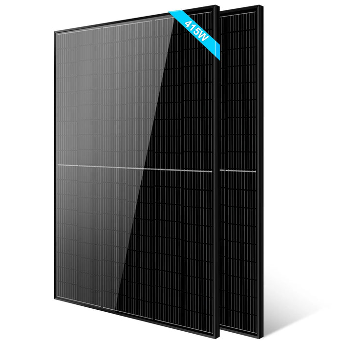 SunGold Power - 415W MONO BLACK PERC SOLAR PANEL FULL PALLET (32 PANELS) - King of Generators