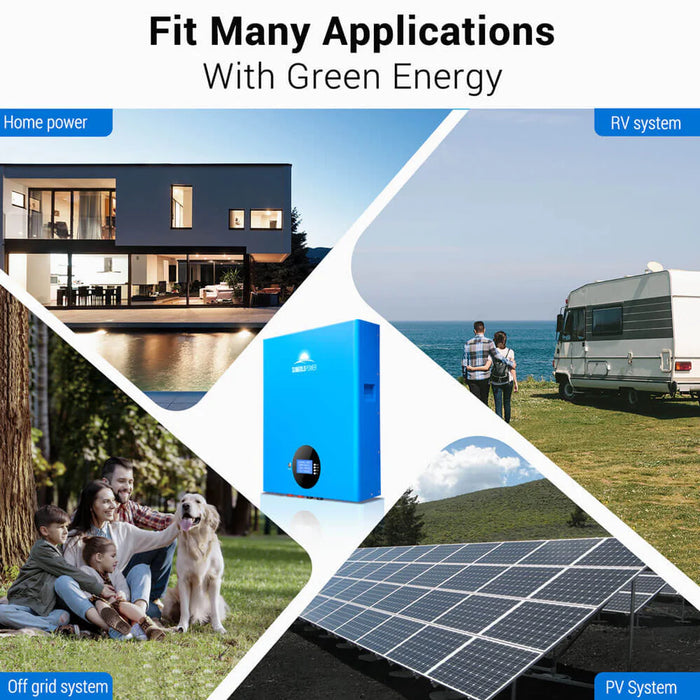 SunGold Power - 5.12KWH Powerwall LiFePO4 Lithium Battery - King of Generators
