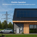 Hybrid Solar Inverter Whole Home Backup 200A Display