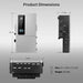 Hybrid Solar Inverter Whole Home Backup 200A Display