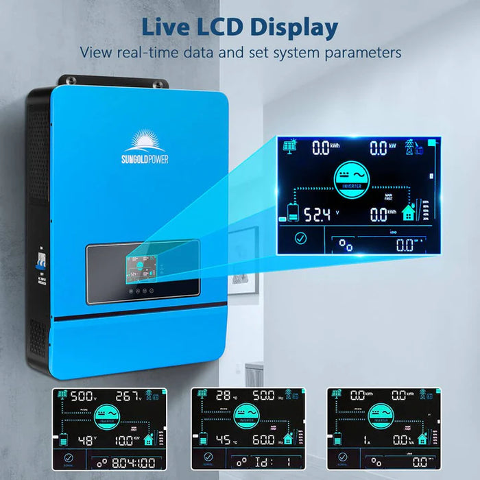 48V Split Phase Inverter LCD Display and Controls