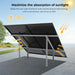 Ground Mount Brackets for 400W to 590W Solar Panels