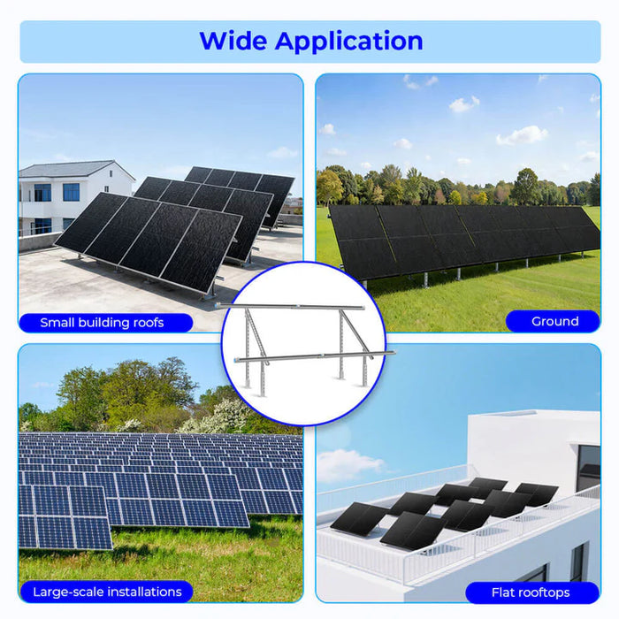 Ground Mount Brackets for 400W to 590W Solar Panels