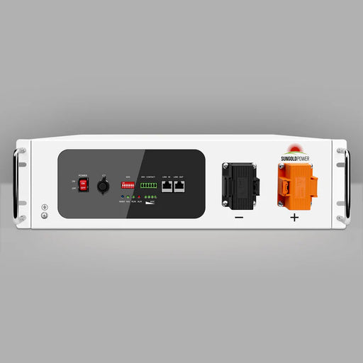 Self-Heating Lithium Battery SGH48100T Rack Mount Side View