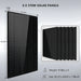 Sungold Power - Off-Grid Solar Kit 5000W 48VDC 120V 10.24KWH - PowerWall Lithium Battery 6 X 370 Watts Solar Panels - King of Generators