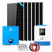 Sungold Power - Off-Grid Solar Kit 5000W 48VDC 120V 5.12KWH - PowerWall Battery 6 X 200 Watts Solar Panels - King of Generators
