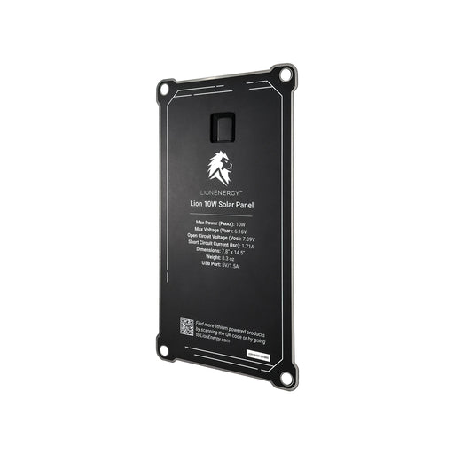 lion energy - 10W 6V Solar Panel (USB-A) - King of Generators