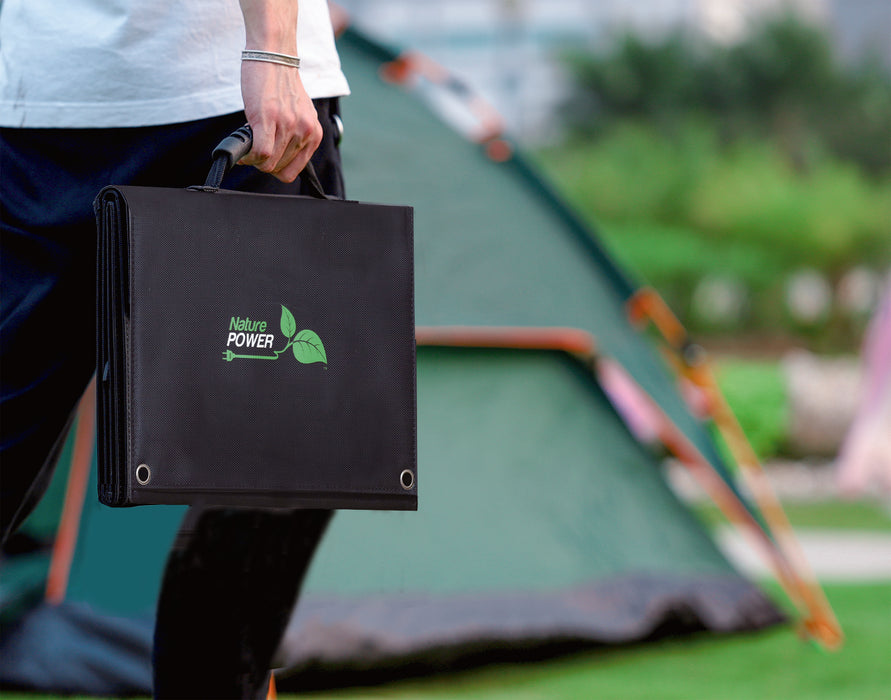 Nature Power - 40 Watt Portable Folding Solar Panel - King of Generators