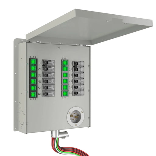 Nature's Generator 12-Circuit 120/240V 30A Non-Automatic Power Transfer Switch - King of Generators