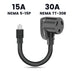 Nature's Generator 30A to 15A Adapter - King of Generators