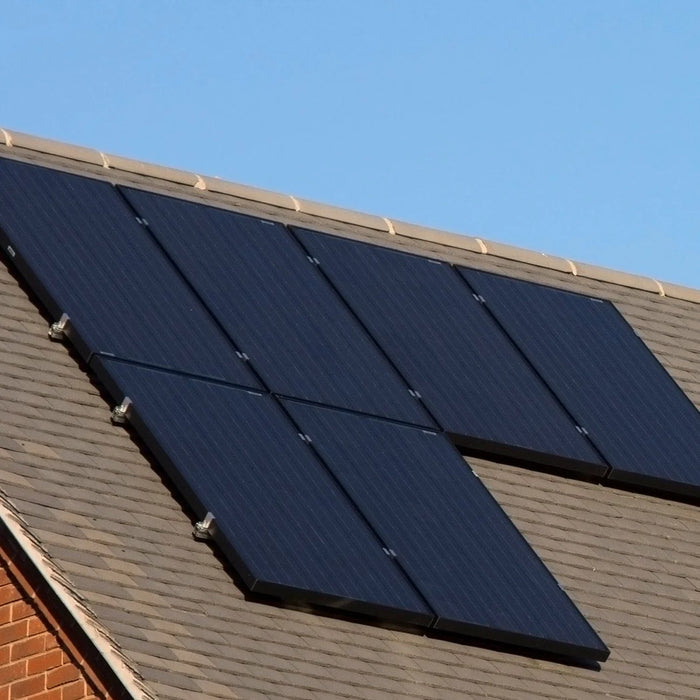 Nature's Generator - 410 Watt Monocrystalline Solar Panel (4 Pack) With Solar Panel Mount Rack - King of Generators