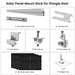 Nature's Generator - 410 Watt Monocrystalline Solar Panel (4 Pack) With Solar Panel Mount Rack - King of Generators