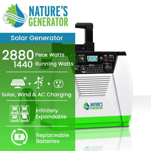 Nature's Generator 1800W Battery Operated Generator - King of Generators