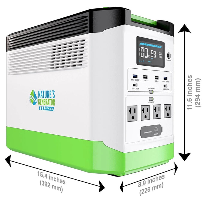 Nature's Generator Lithium 1800 Platinum - King of Generators