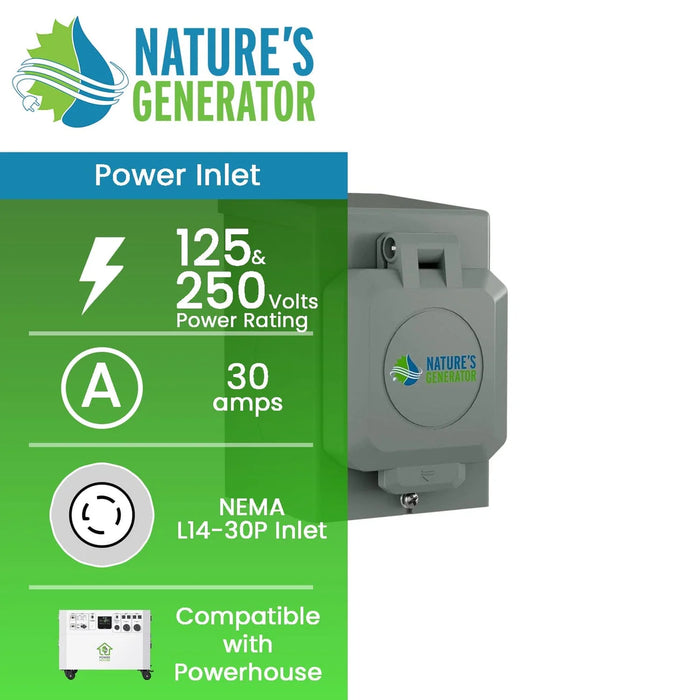 Nature's Generator 30A Power Inlet Box